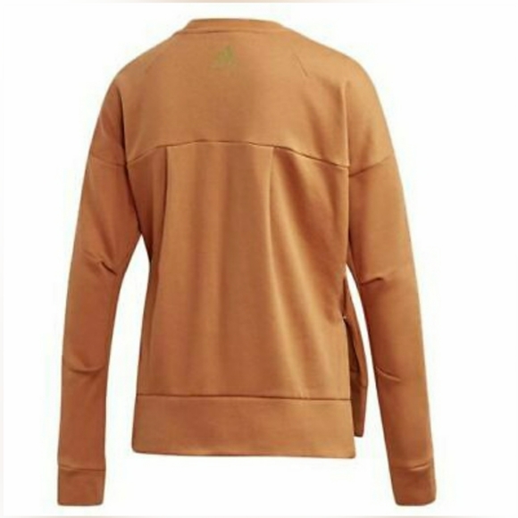 adidas Women's ID Glam Sweatshirt Tech Copper Med - Picture 6 of 9